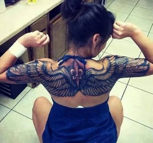 WING TATTOOS are the symbol of lightness and spirituality.