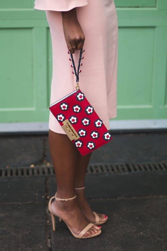 Blush and Red Combination