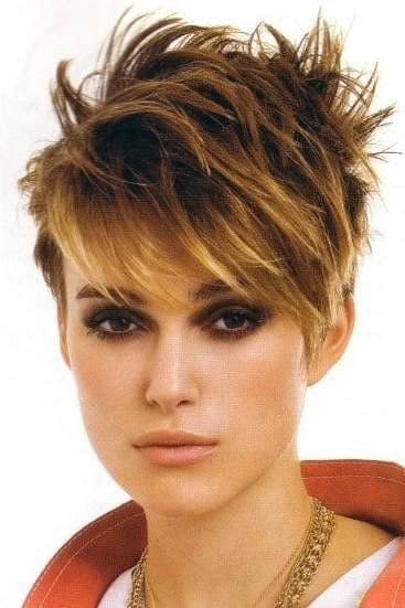 Short spiky hairstyle ideas