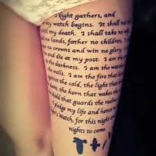 Thigh Tattoos for Women