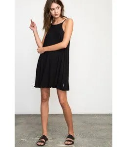 Swing Dress with Black Sandals