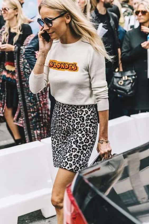 Blondes in Leopard