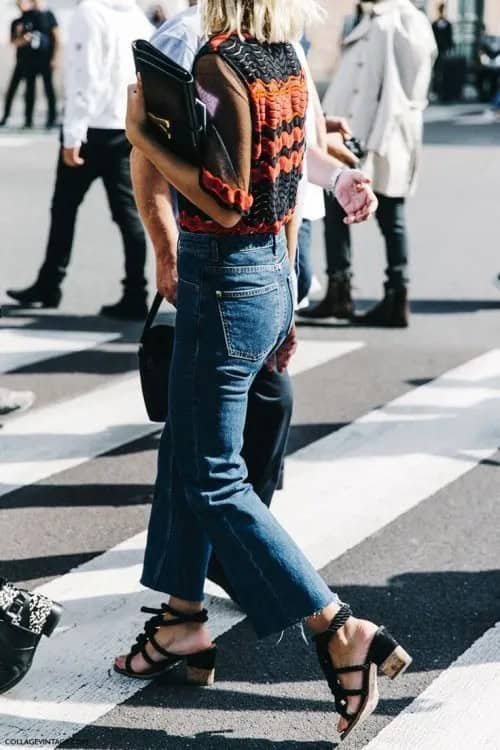 Bell Bottoms and Knit Top