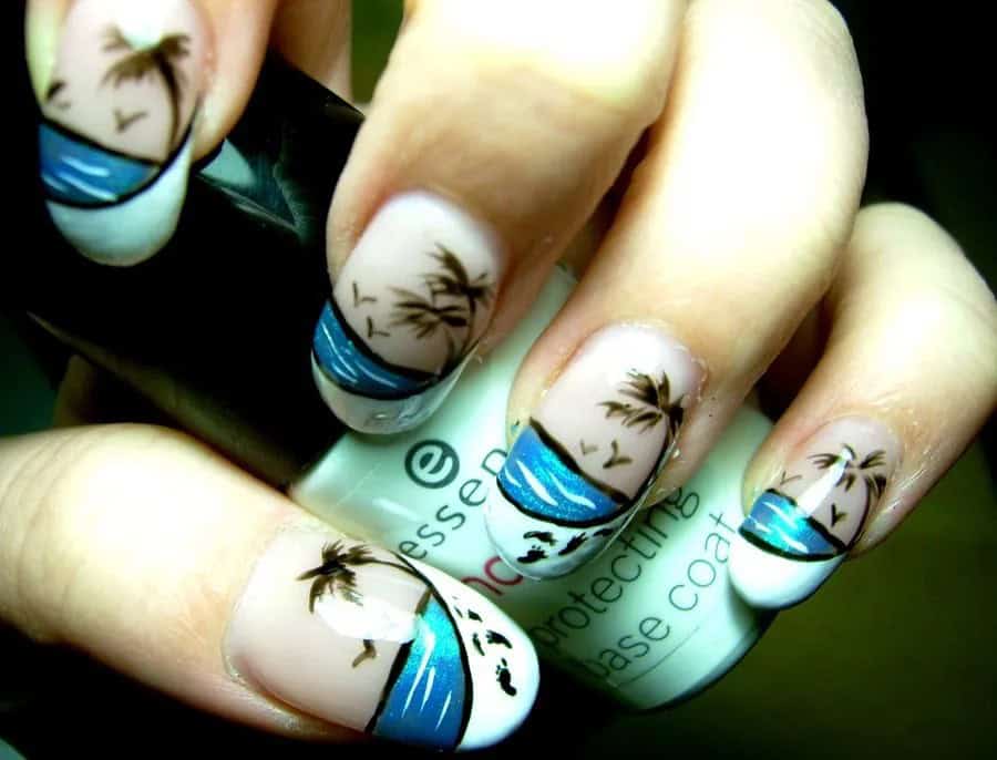 Beach nail designs