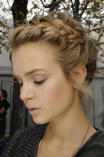 Easy messy updo