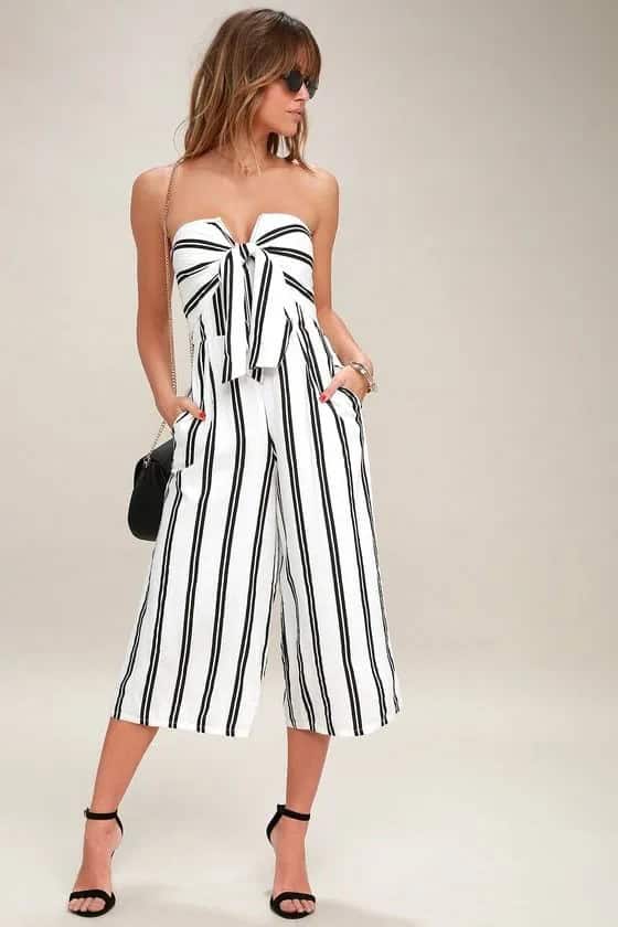 Strapless Midi Jumpsuit