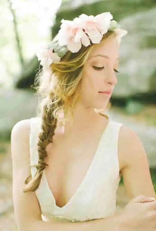 Boho wedding hairstyles