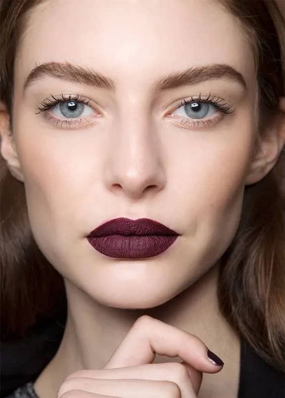 Red, Burgundy and Purple Matte Lipstick