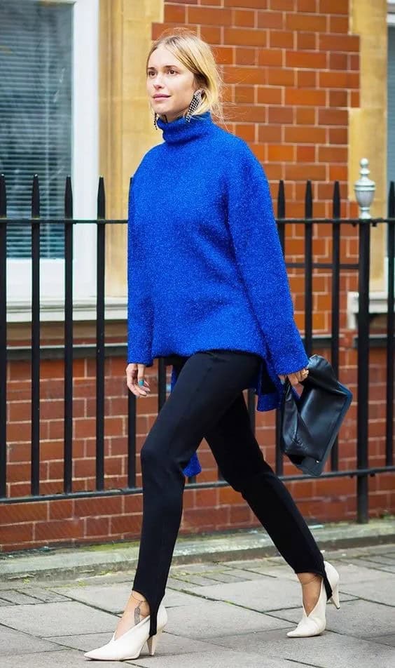 Sweater with Stirrup Pants