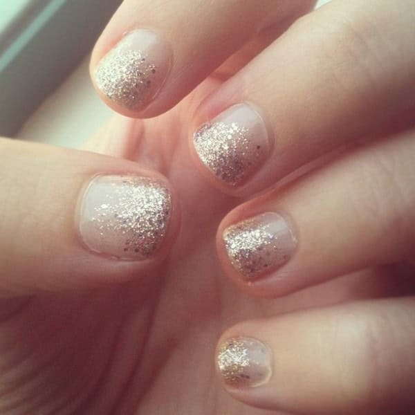 Glitter Ombre Nails