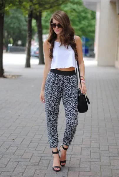 Wear with White Crop Top