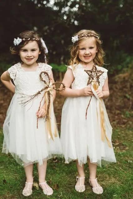 Boho Flower Girl Dress