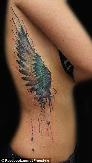 WING TATTOOS are the symbol of lightness and spirituality.