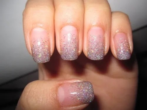 Glitter Ombre Nails