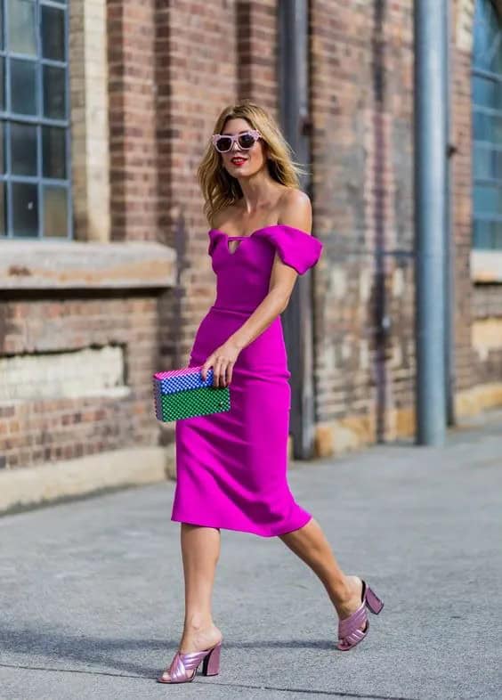 Maxi and Midi Off-the-Shoulder Dresses