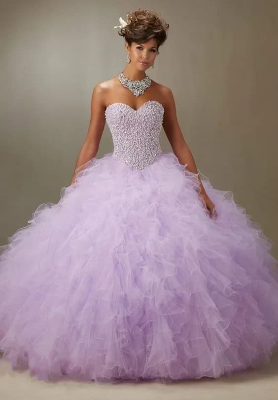 Lavender Quinceanera Dress