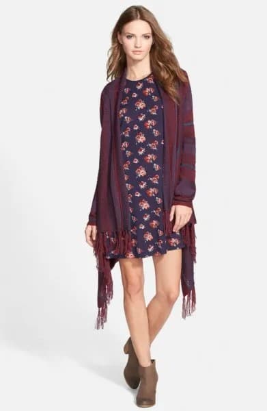 Wear with Navy Floral Shift Dress