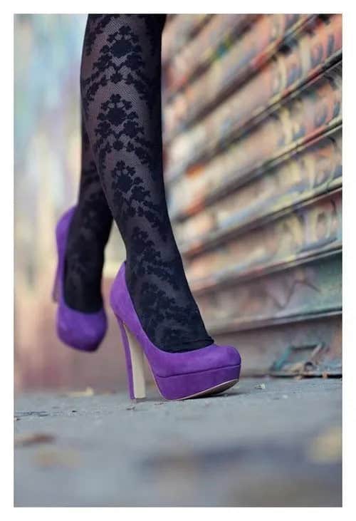 Pumps with leggings