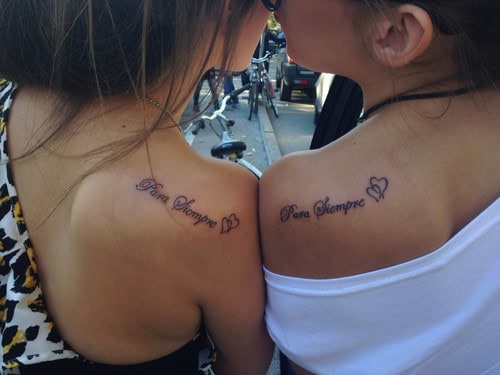 What is a sister tattoo?