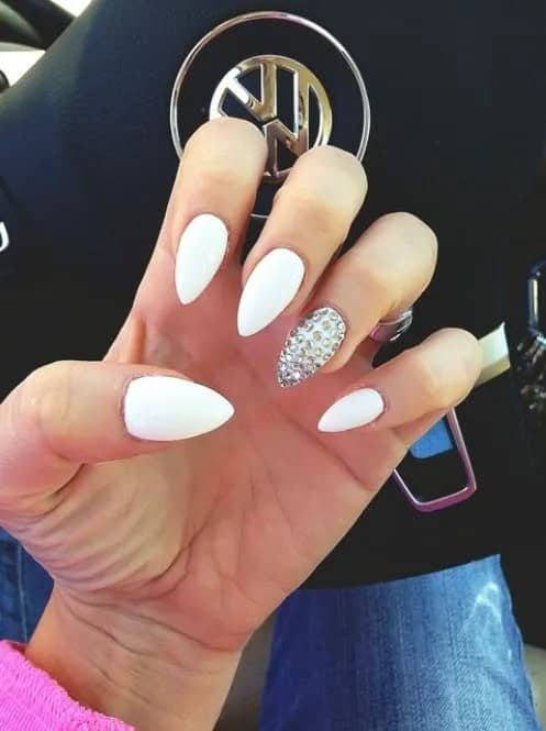 White nails