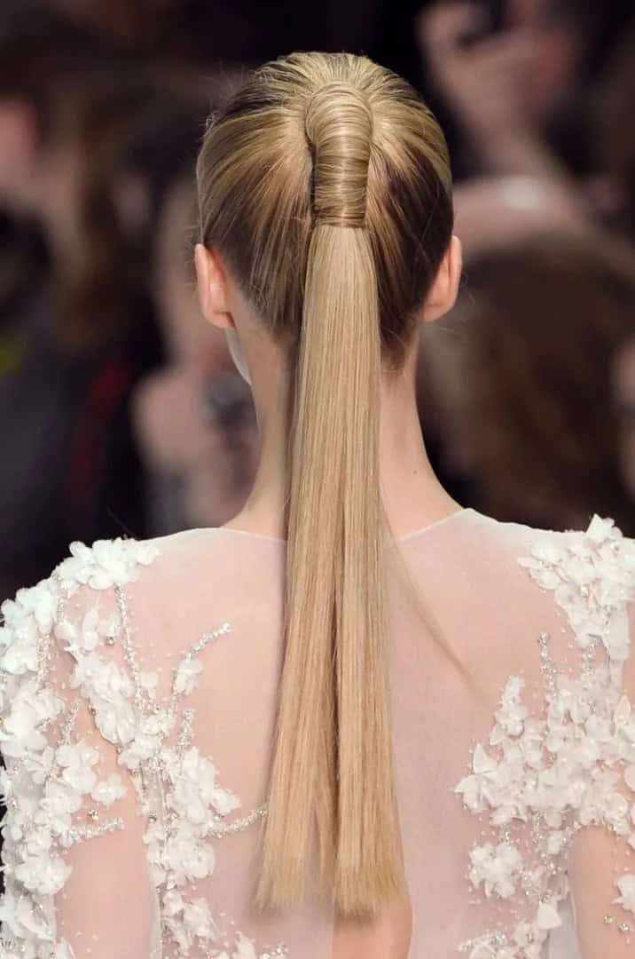 The Wrapped Ponytail