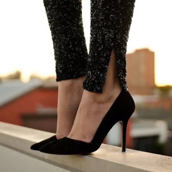 Pumps with leggings