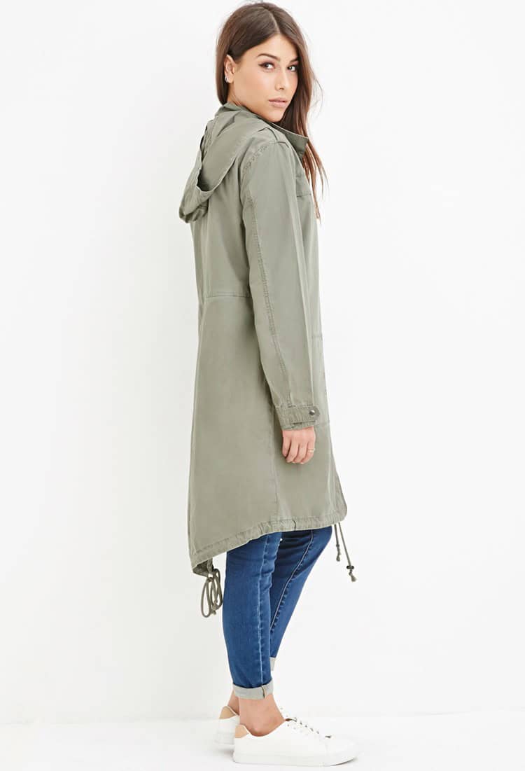 Longline Hooded Jacket