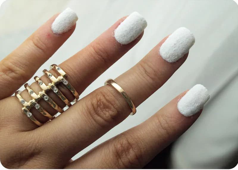 White nails