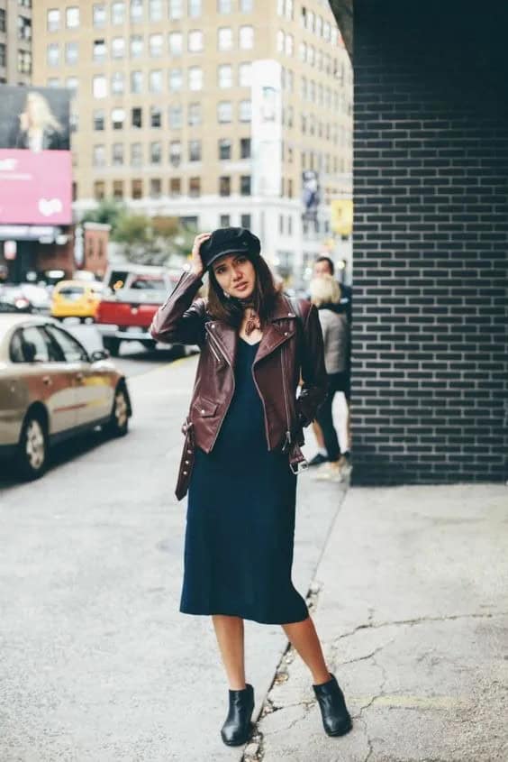 Burgundy Leather Jacket