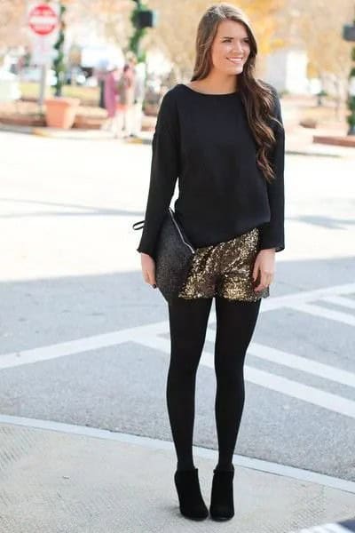 Wear with Black Loose Fit Sweater & Leggings