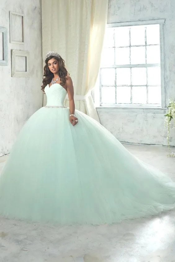 Mint Green Quinceanera Dress