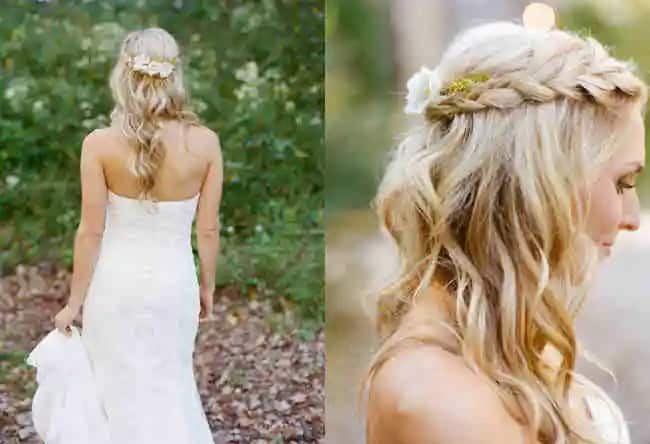 Boho wedding hairstyles