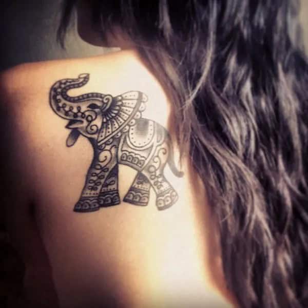 What does an elephant tattoo mean?