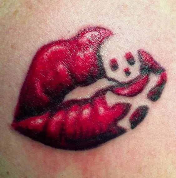 LIPS SKULL TATTOOS