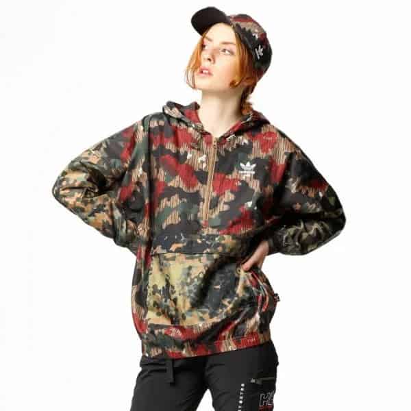 Camo Baseball Cap with Matching Windbreaker