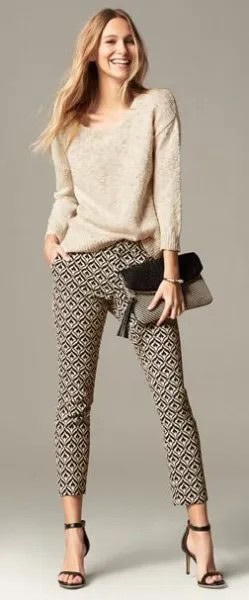 Wear with Grey Knit Sweater