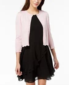 Wear with Black Chiffon Flared Mini Dress